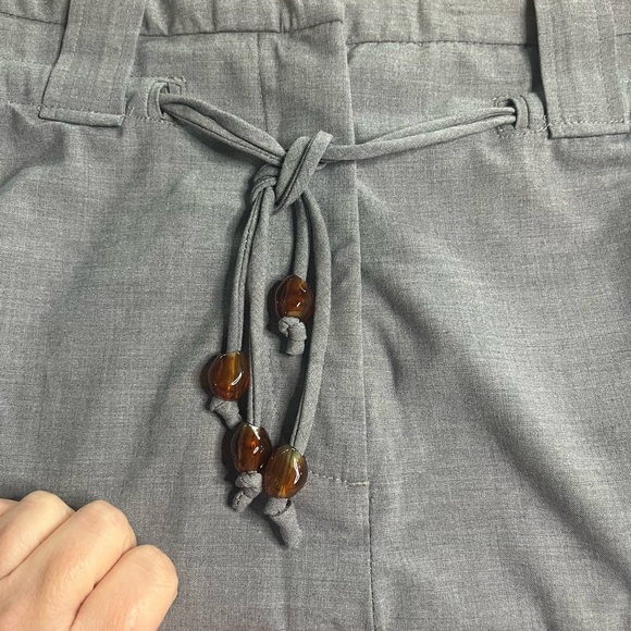 EUC Ganni- Drapey Melange Mid Waist Pants. Size US 6- EU 38 - Picture 11 of 16